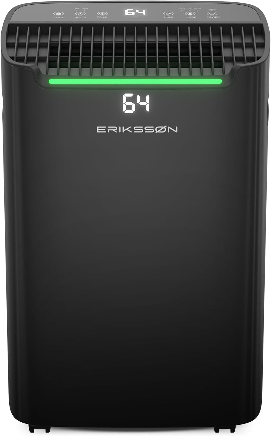 Deshumidificador de Erikssøn, Dry Pro Plus - Deshumidifica Hasta 20 Litros Al Día - Función Lavadora-Seca - Adecuado Para Dormitorio, Baño, Salón Y