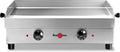 Planchas eléctrica Plancha eléctrica Samba - Placa de cocción de acero inoxidable de 54 x 33 cm - 2.500 vatios - 2 zonas de cocción - 2 termostatos