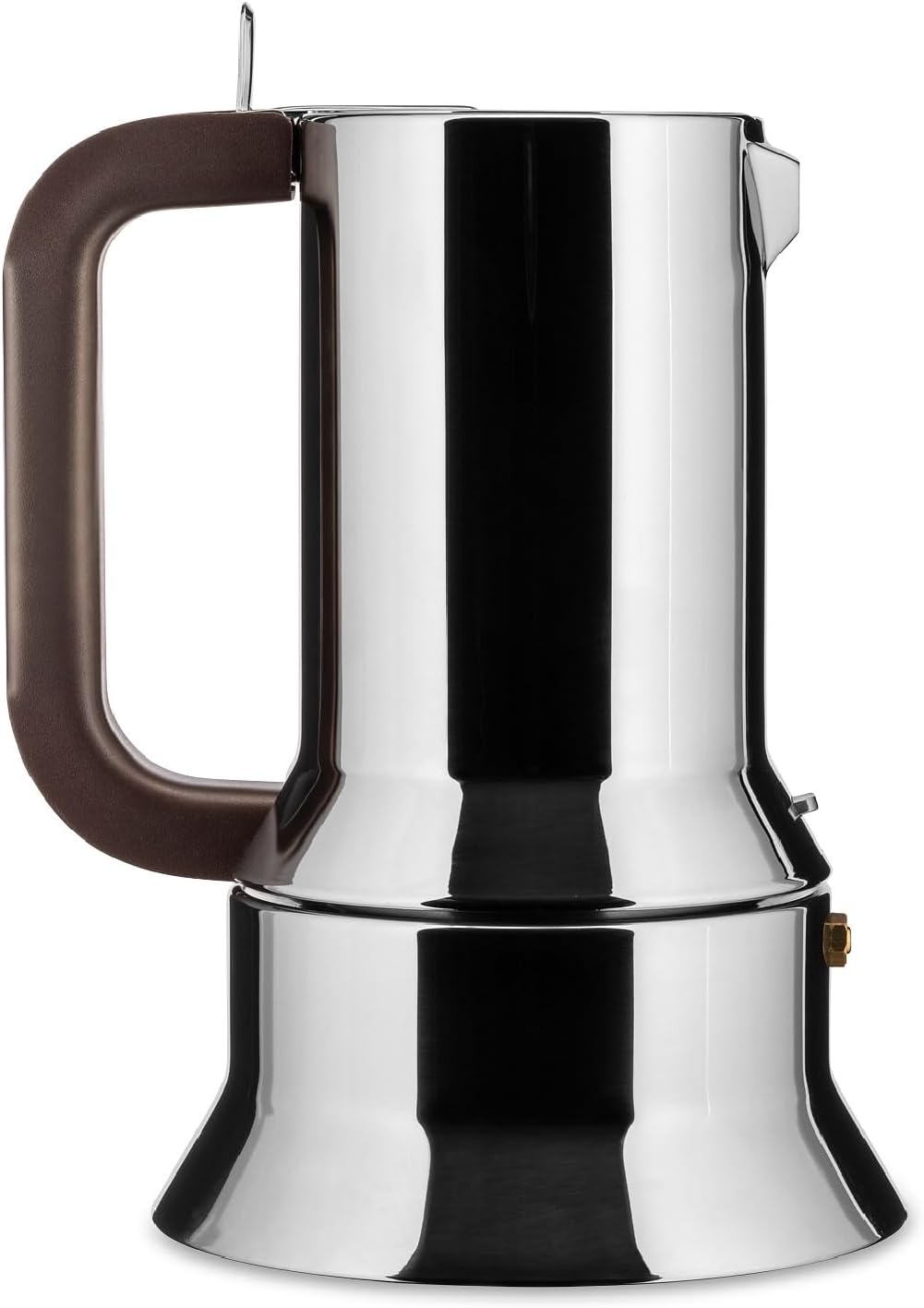 Cafeteras italiana 9090/M Cafetera de Diseño de Acero Inoxidable, 10 Tazas, Plata, Alessi