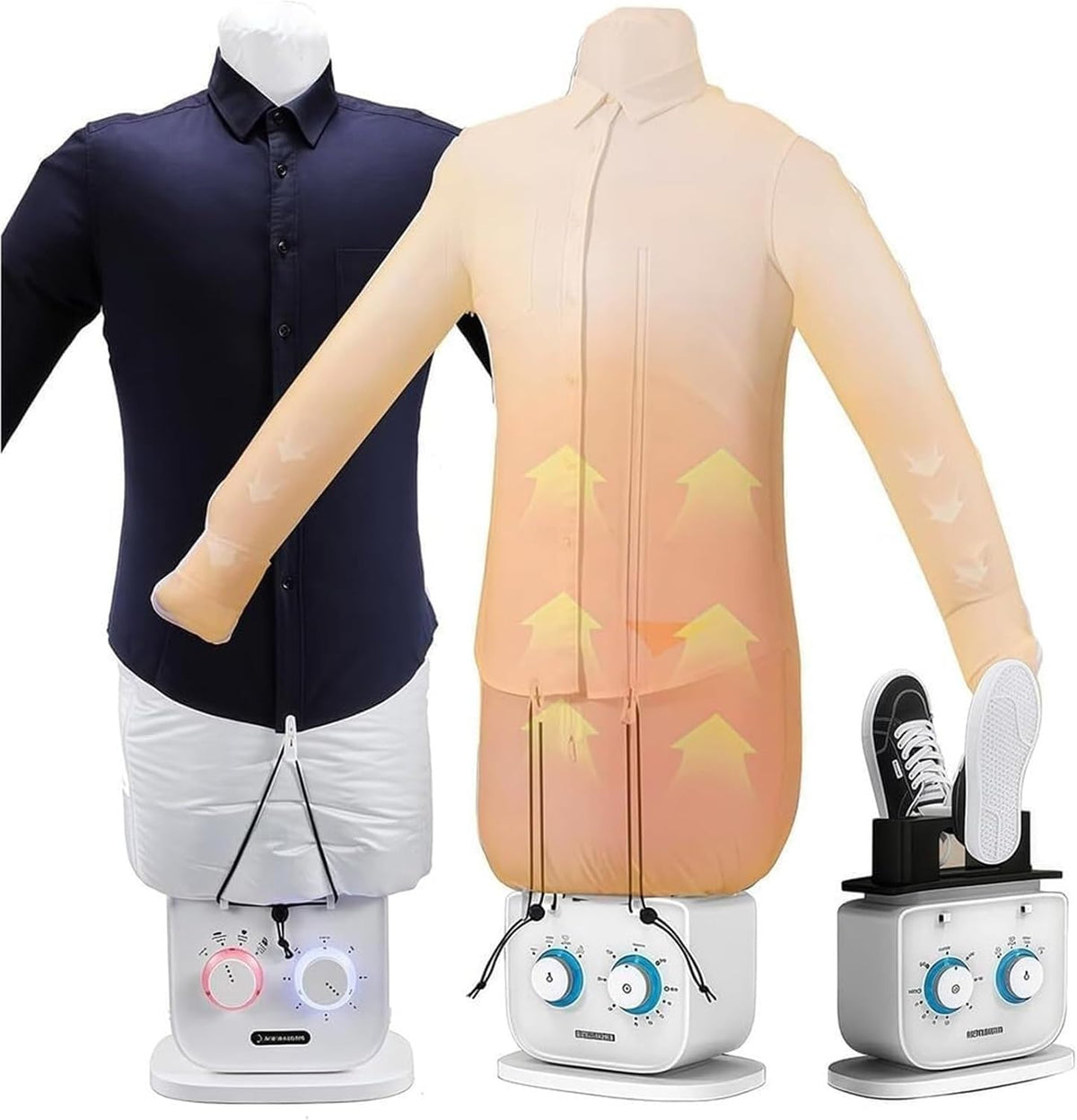 FXLUHAY Planchas de vapor vertical, Vaporizador for ropa, vaporizador profesional for prendas, planchadora inflable for camisas, elimina rápidamente