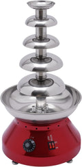 Fuentes de chocolate EasegantEl, Fuente de chocolate de acero inoxidable, fuente de chocolate caliente y líquida de 5 pisos, 3000 ml, fuente de