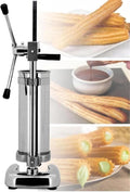 Generic Máquinas para hacer donut, Máquina para hacer churros, relleno manual de acero inoxidable comercial de 3 litros para restaurantes y panaderías