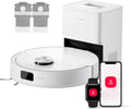Robot aspirador roborock, Q10 S5+ Set Robot Aspirador y Fregasuelo 2 en 1 10000 Pa, Blanco