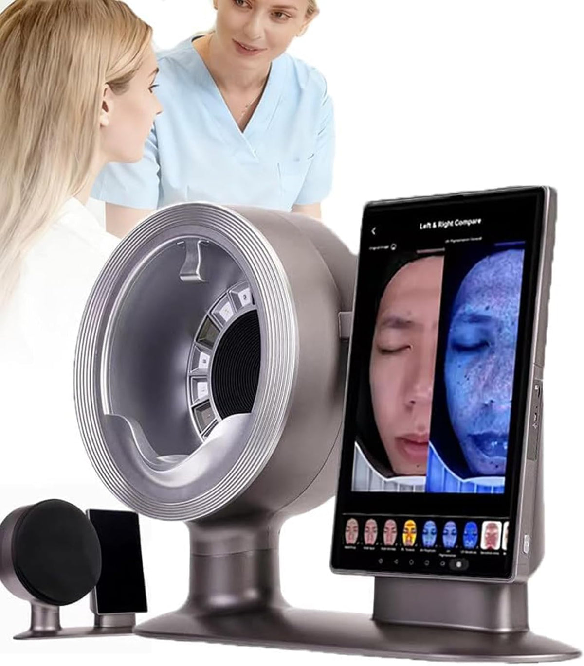 LSRFXF Analizadores de laboratorio clínico, Instrumento de Análisis Facial con Pantalla Táctil de 15, 6'