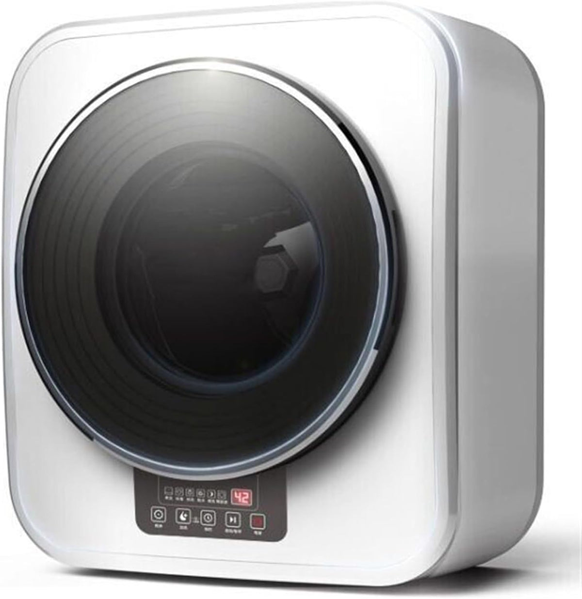 Generic Lavadora, Mini lavadora de pared totalmente automática con secador de aire caliente, capacidad de 3 kg, diseño que ahorra espacio para