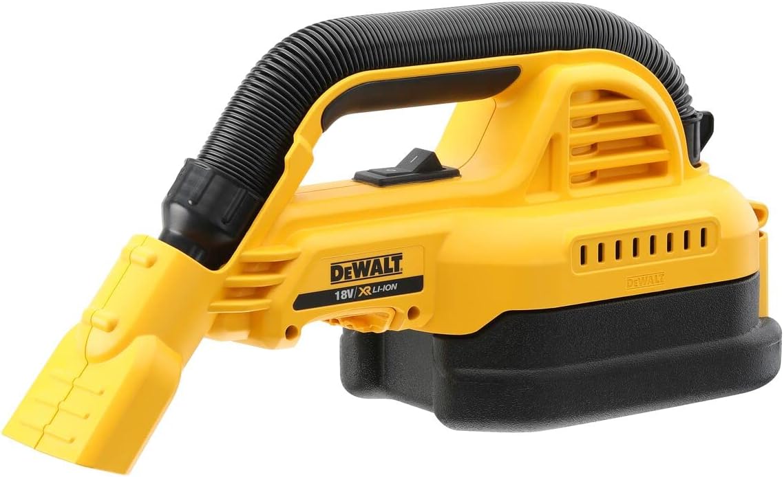 DCV517N-XJ de DEWALT, juegos de herramientas con accesorio, Aspirador de sólidos y líquidos XR 18V sin cargador/batería