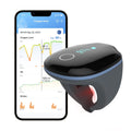 Oxímetro O2 Ring Pulsioxímetro Bluetooth, Oxímetro Dedo Nocturno con Alarma, Medición de la saturación de oxígeno (SpO₂), Frecuencia Cardíaca (pulso)