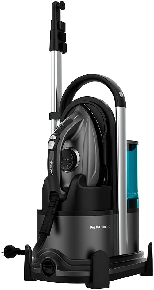 Centros de planchado Cecotec, Centro de Planchado Fast&Furious 9050 X-Treme. 2600 W, 8 Bares de presión, Suela Cerámica, Sistema de seguridad, 550