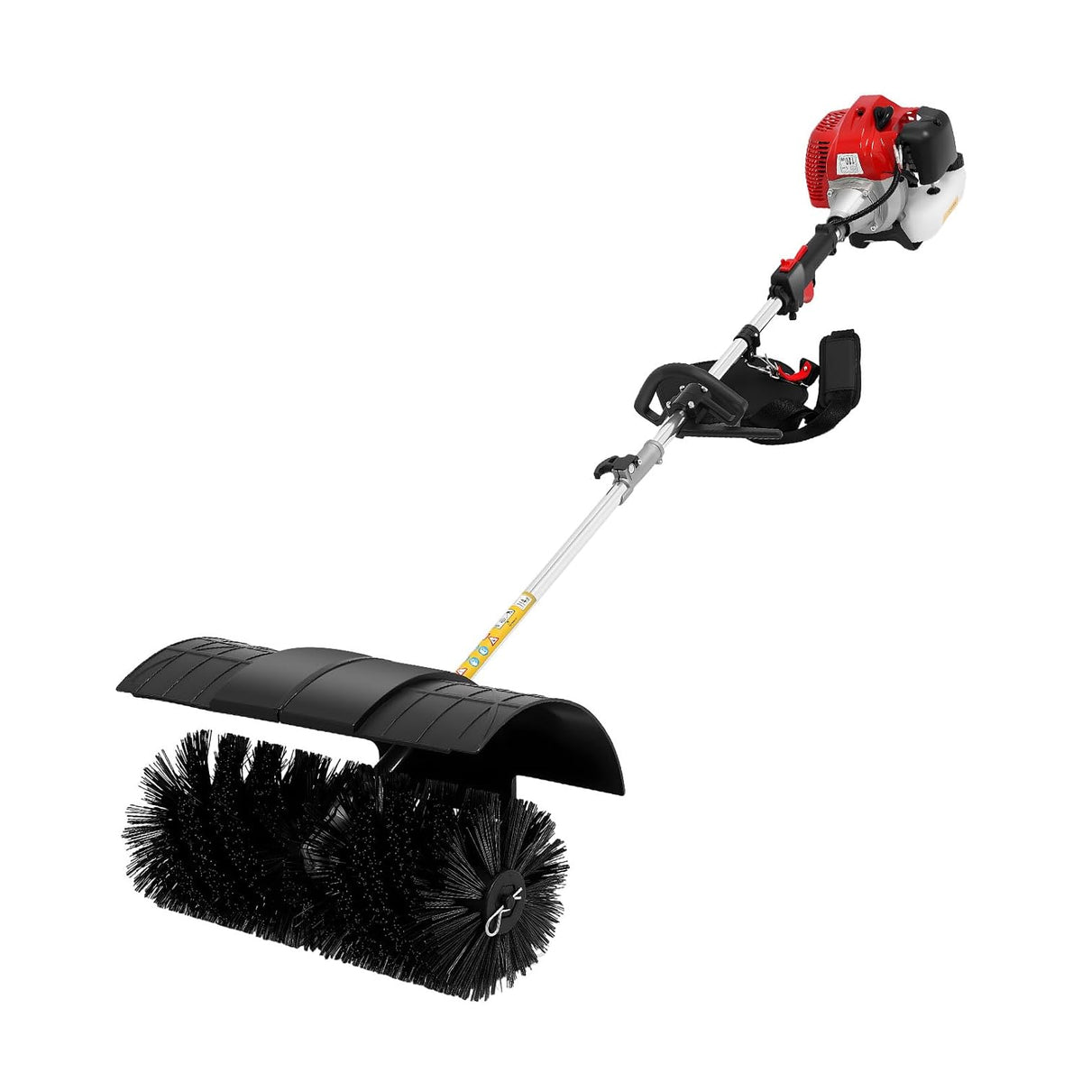 XYCHAO Barredora, de gasolina, escoba de motor de 52 cc de 2 tiempos, con 2, 3 CV para hojas y suciedad, escoba portátil para césped artificial y