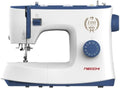 Máquinas de coser K432A - Máquina para coser, interior de fundición a presión de aluminio, carcasa de ABS, azul, regular, Necchi
