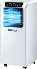 ZJUNLI Aire acondicionado portátil, Portátil 9000 BTU con Mando a Distancia y Temporizador 24H, Unidad de Enfriamiento 5000/7000/9000 BTU Potente para