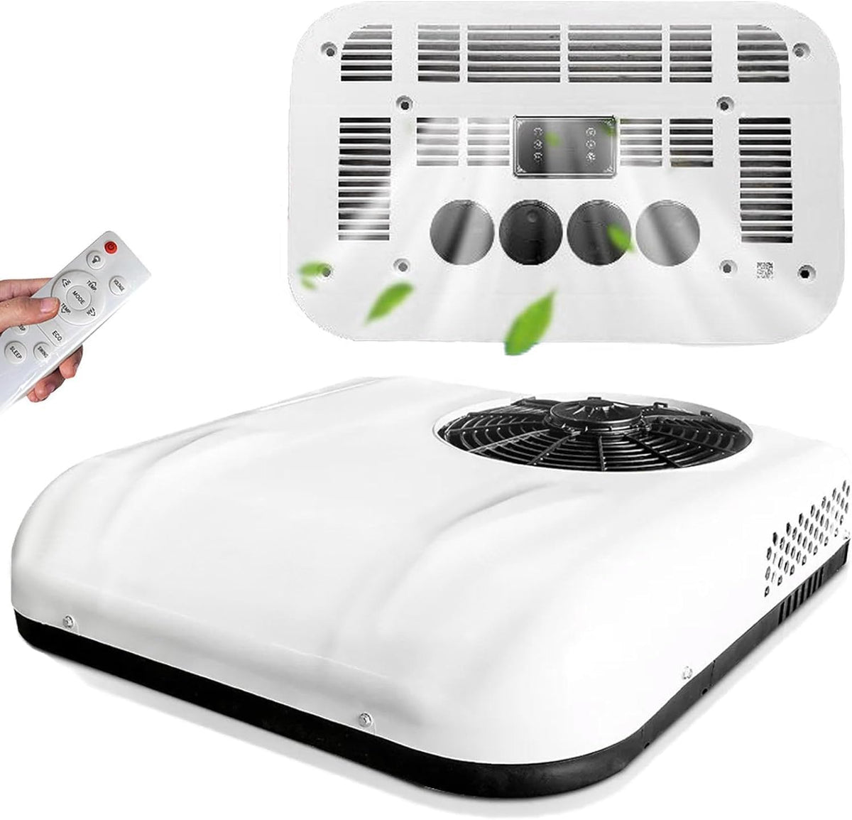 Aire acondicionado SXHEYUY, Para Caravana, Aire Acondicionado Techo Tractor 12 V 24 V, Refrigerante Aire Acondicionado Portatil 12V Agregado, Adecuado