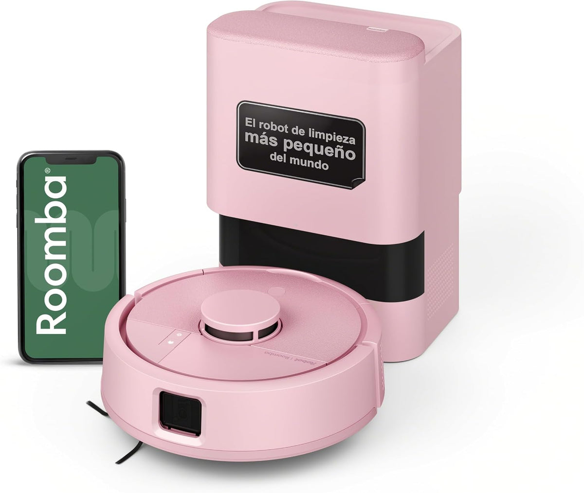 Robot aspirador de iRobot, Roomba Mini Robot Aspirador y Friegasuelos con Base AutoEmpty (hasta 90 días), Navegación LiDAR, Aspiración 7000Pa, Diseño