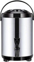 Dispensadores de agua caliente Zlthraustic, Dispensador de Agua Caliente y Bebidas con Grifo, Barril Termo de Acero Inoxidable para Cafetera, Gran