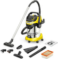 KÄRCHER V-30 Aspiradoras industriales para sólidos y líquido, Aspiradora húmeda/seca WD 6 P S /6/22/T Car & Pet incluida, toma de corriente, filtro de