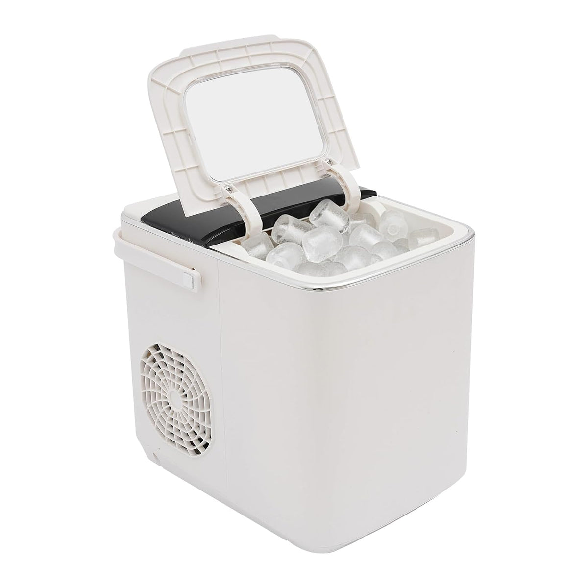 Máquinas para hacer hielo lieroda, Máquina para hacer cubitos de hielo con depósito de 1, 5 L, limpieza