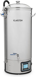 Juegos básicos para preparación de cerveza artesana de KLARSTEIN, Fermentador Cerveza l Macerador Cerveza Artesana con Caldero de Acero Inoxidable