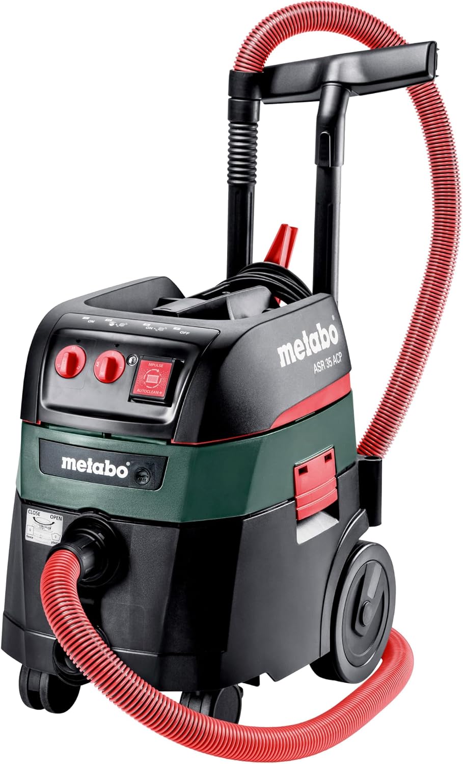 Aspiradoras industriales para sólidos y líquido de metabo, MÁQUINAS - Metabo ASR 35 H ACP - Aspirador universal para seco y humedo, polvo clase H