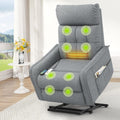 Sillones y asientos de masaje eléctrico Srfzluxy, Silla reclinable para Ancianos, elevación eléctrica y sillón reclinable con Masaje y Calor