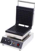 Gofrera Wangkangyi, profesional con placas antiadherentes, para gofres belgas, con carcasa de acero inoxidable, 50-300 °C (2 unidades)