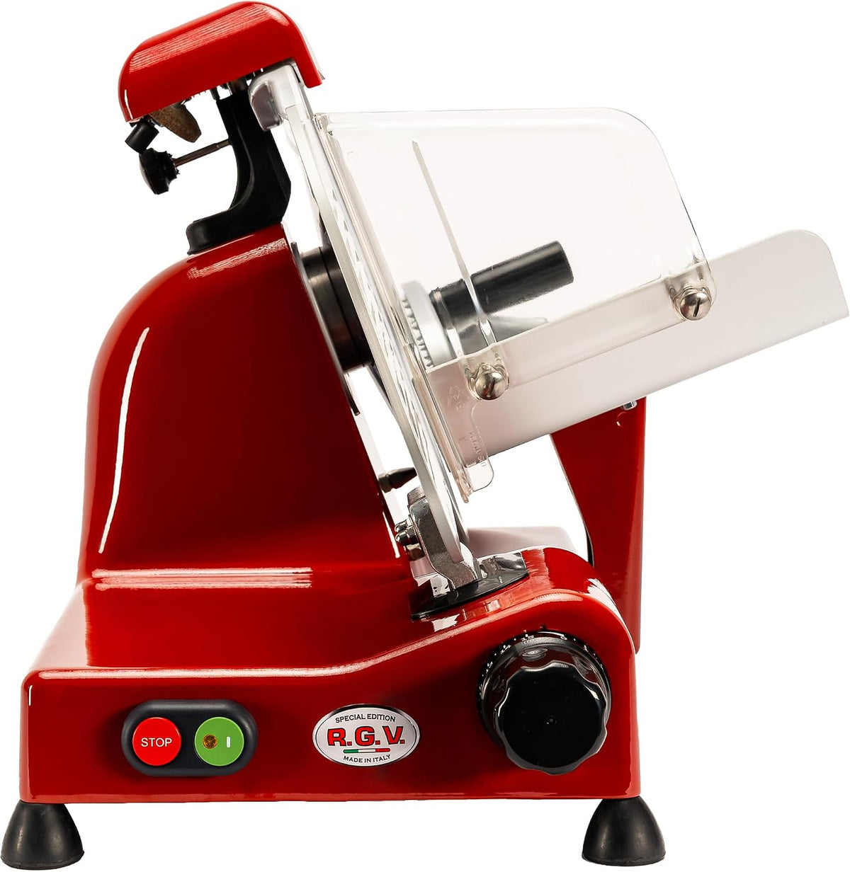 Cortafiambr RGV 25 - Cortadora de fiambres edición especial, color rojo, R.G.V.