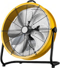 Ventiladores de pedestal Ventilador de tambor industrial de alta velocidad, circulador de aire de 3 velocidades con motor de cobre, hoja de aluminio