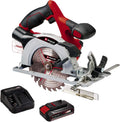 Einhell Sierras circular, con Batería 2.5 Ah y cargador