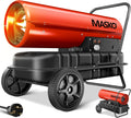 Masko Calefacción de aceite, ® Cañón de calefacción 30 kW, secador de construcción, Calentador de Aire Caliente, Calentador de Ventilador, Tanque de