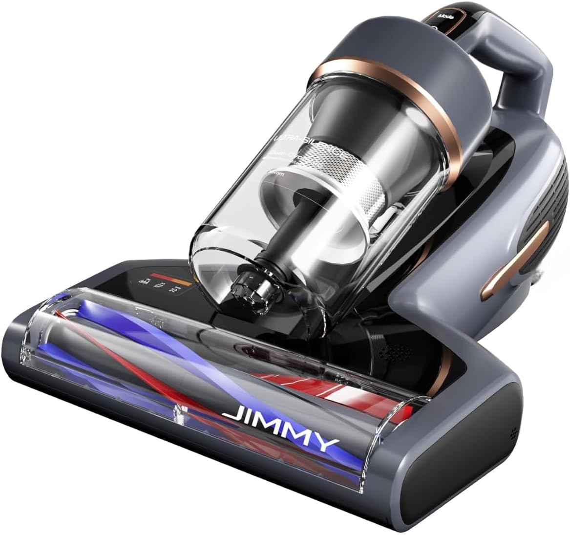 Aspiradoras de mano de Jimmy, BX7 Pro MAX Aspirador de Ácaros 700W, Limpiador de Colchones Aspirador de Cama con Luz UV-C, Viento Caliente 65℃ y