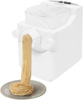 Máquinas para hacer pasta Máquina de pasta eléctrica con 9 formas, máquina automática para pasta fresca y masa, capacidad de 500 g, motor de cobre de