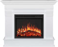 ArtiFlame AF24 Chimenea eléctrica, Albion, Chimenea eléctrica de pie con calefacción de 1800 W, efecto de llama realista 3D, iluminación LED, mando a