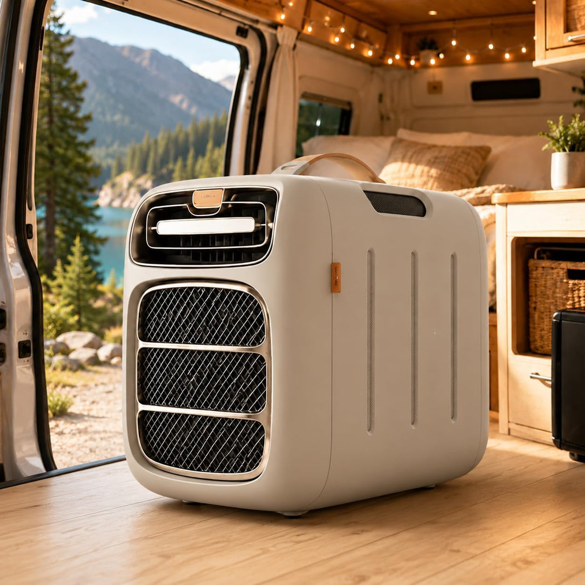forplubossmmp Aire acondicionado portátil, Acondicionador De Aire Portátil para Camping Y Tienda, con Refrigeración Y Calefacción, Temperatura