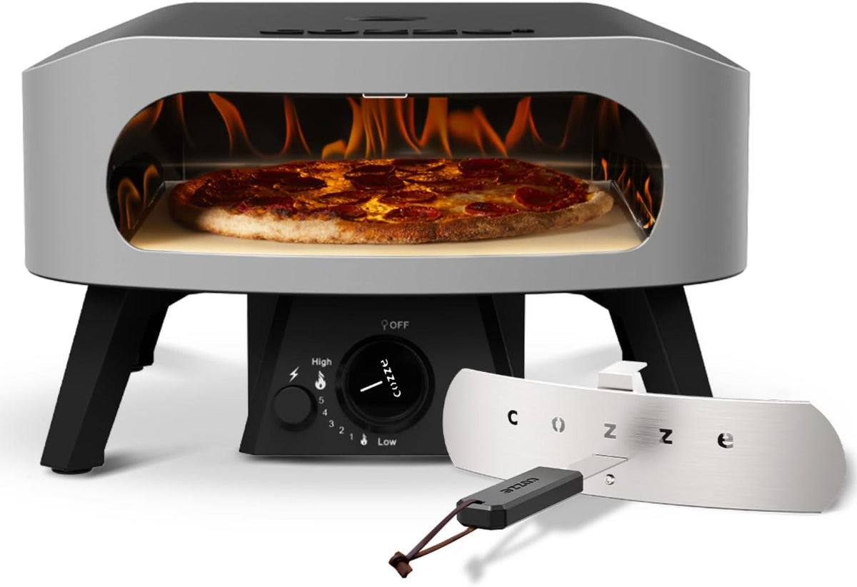 Hornos individuales para pizza de cozze, ® Horno para pizza de gas 13' CLASSIC, 30 mbar, potente y rápido, con piedra de cordierita, encendido