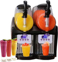 ZHIXUMM Heladera, MáQuina De Aguanieve De Hielo Comercial De 5l, MáQuina Comercial con Granizo, Fabricante De Bebidas Congeladas De Batido De Acero