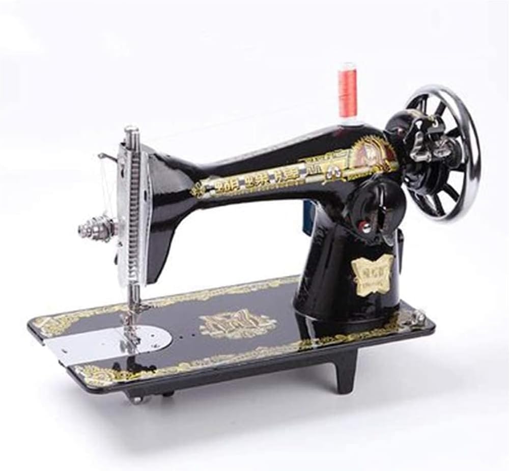 Máquinas para puntada de seguridad Máquina de Coser Maquina Coser Máquina de Coser Vintage con Pedal para el hogar, máquina de sastrería de Escritorio