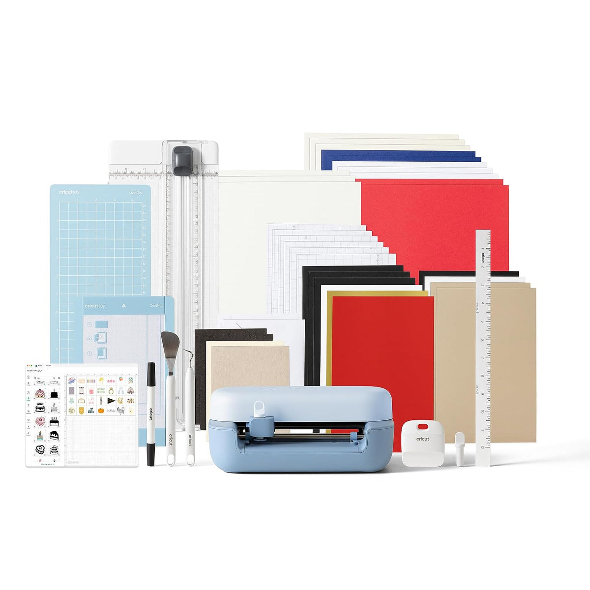 Cricut Máquinas de troquelado, Joy™ 2 Essential Bundle + Contenido digital. Máquina de corte inteligente compacta, ideal para tarjetas personalizadas