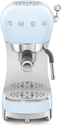 Smeg ECF02PBEU Máquinas de café espresso a vapor, Máquina espresso con función de vapor capuchino, bloque térmico, caja grande de taza y doble función
