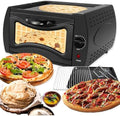 Hornos individuales para pizza Horno eléctrico para pizza, encimera Tandoor con control de temperatura, 15 litros para interior para Chapati, Roti