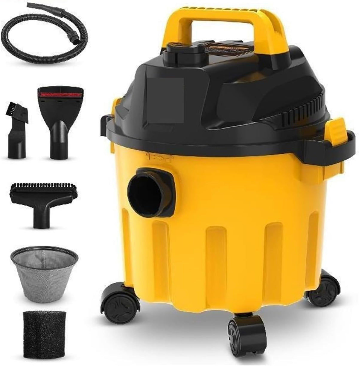 ZKLGS Aspirador, portátil en seco y húmedo for automóviles y amp, Electrodomésticos 800W/1200W Power Aspirador de succión fuerte & Soplador de aire