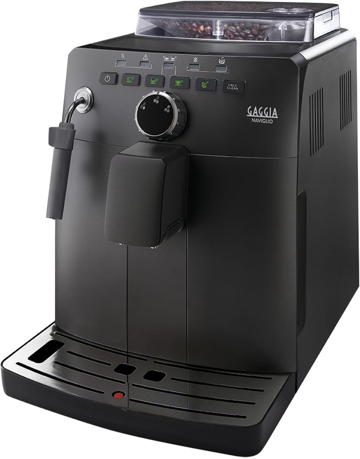 Cafetera automática HD8749/01 Naviglio Black, Cafetera Automática, para Espresso y Cappuccino, Café en Grano, 15 bares, 1850W, Negro, 100% Made in