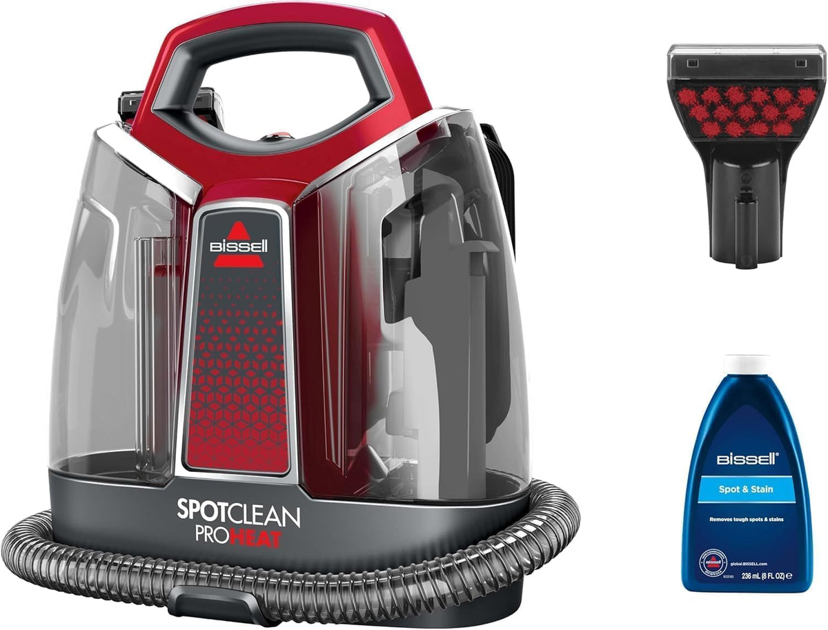 Aspiradoras para alfombra de Bissell, SpotClean ProHeat Aspiradora de Agua Tapicería 330W 36988