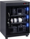 WYWY Armarios Dry Box, Gabinete Secador Digital para Objetivos y Equipo de Cámara - Caja de Almacenamiento con Deshumidificador Electrónico Silencioso