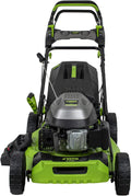 VITO Cortacéspedes rotativo, Garden Cortacésped de Gasolina con tracción a Gasolina, Easy-Start, cortacésped 4 en 1, Gasolina de 4 Tiempos, 4, 2 kW