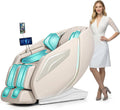 Sillones y asientos de masaje eléctrico HealthRelife, Sillón de Masaje Corporal Completo con escaneo Corporal, Manos robóticas 4D, Almohada de Masaje