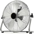 Ventiladores de suelo Ventilador de suelo industrial de alta velocidad, 8 ajustes de velocidad con inclinación de 130°, diseño de metal duradero para