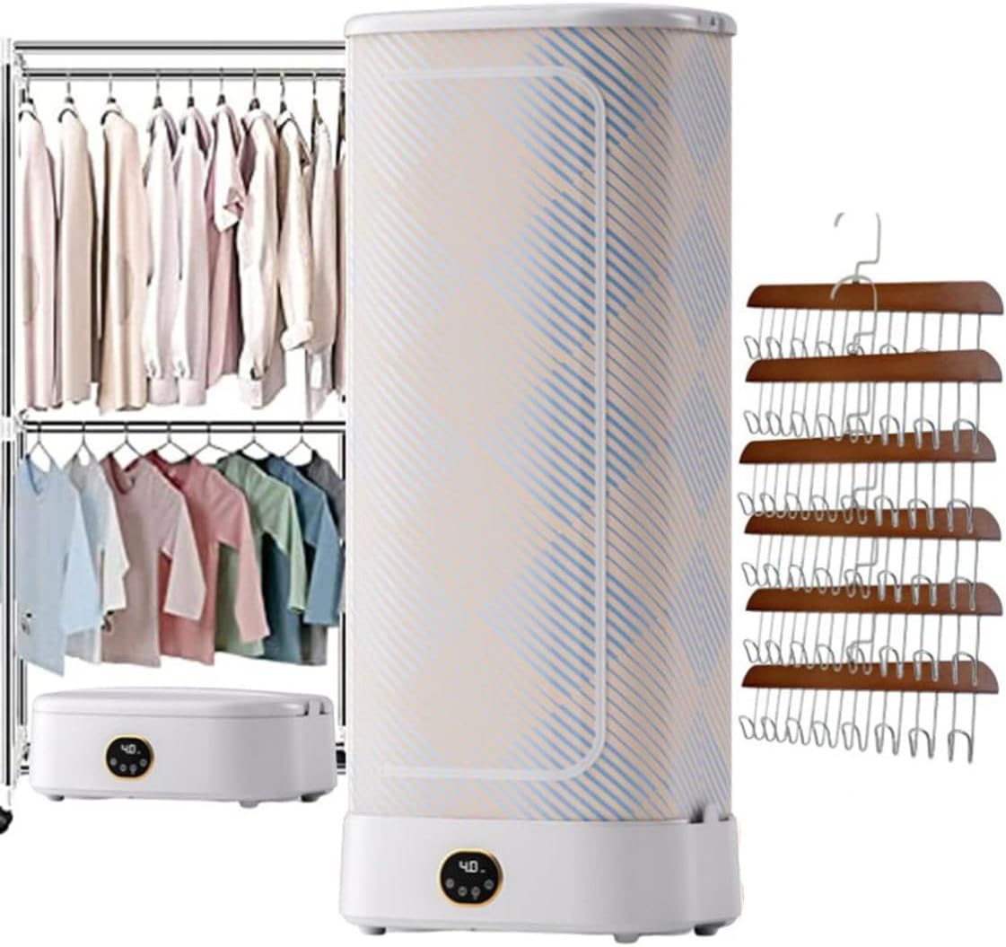 ZHPPED Planchas de vapor vertical, Secadora de vapor portátil de 1000 W, plancha automática, secadora de ropa eléctrica, circulación de aire caliente