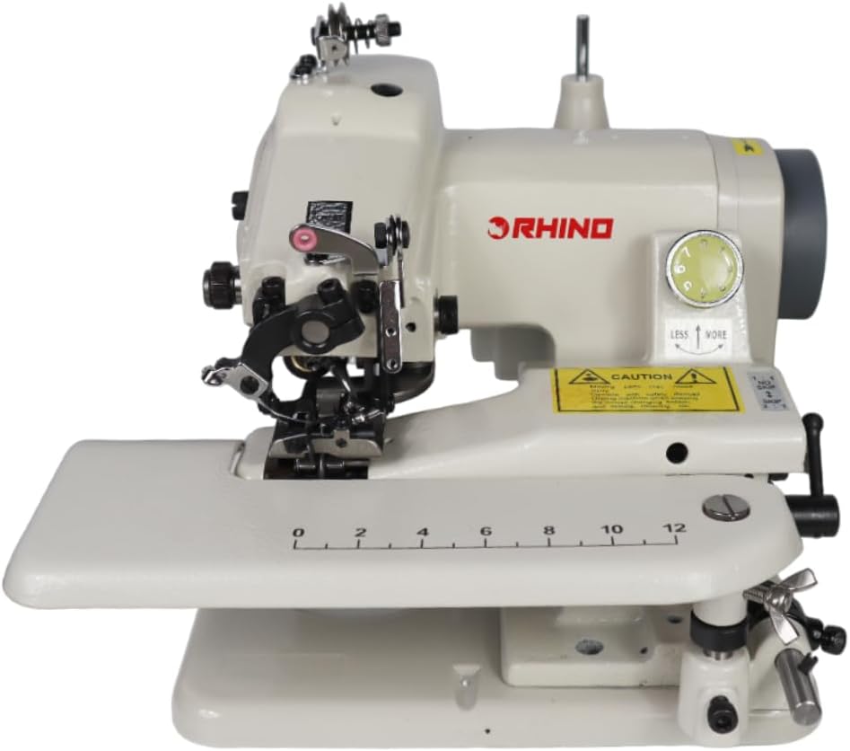 RH-501 de La Canilla, máquinas de coser básica, RHINO Smart Solutions - Máquina de Coser Portátil Semi-Industrial de Puntada Invisible Tejidos Finos y